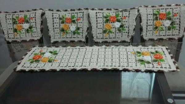 Вязание чехлов и сидушек для стульев крючком: от простого к сложному для начинающих Вязание чехлов и сидушек для стульев крючком: от простого к сложному для начинающих