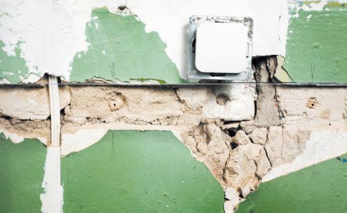 Монтаж скрытой электропроводки