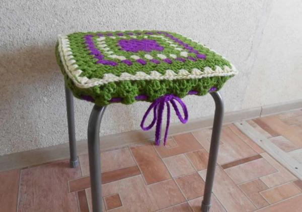 Вязание чехлов и сидушек для стульев крючком: от простого к сложному для начинающих Вязание чехлов и сидушек для стульев крючком: от простого к сложному для начинающих