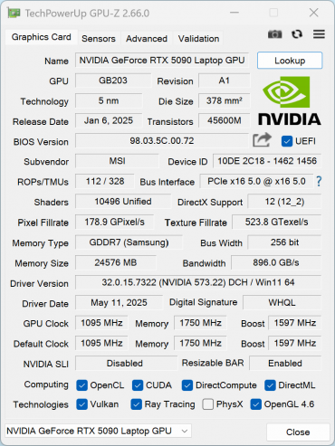 Обзор игрового ноутбука MSI Titan 18 HX AI A2XWJG-076RU с Intel Core Ultra 9 и Nvidia GeForce RTX 5090 Laptop
