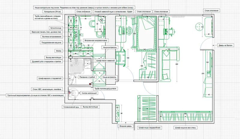Дневник ремонта: как я обустраивал квартиру 44,1 м²​ и превысил бюджет на миллион