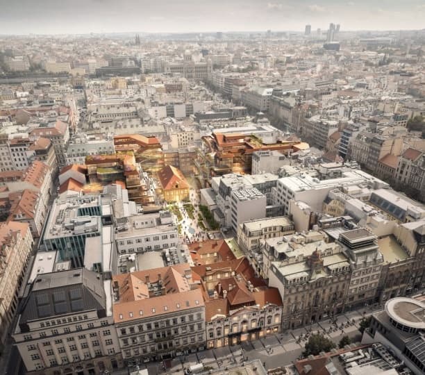 Heatherwick Studio обновит квартал в историческом центре Праги