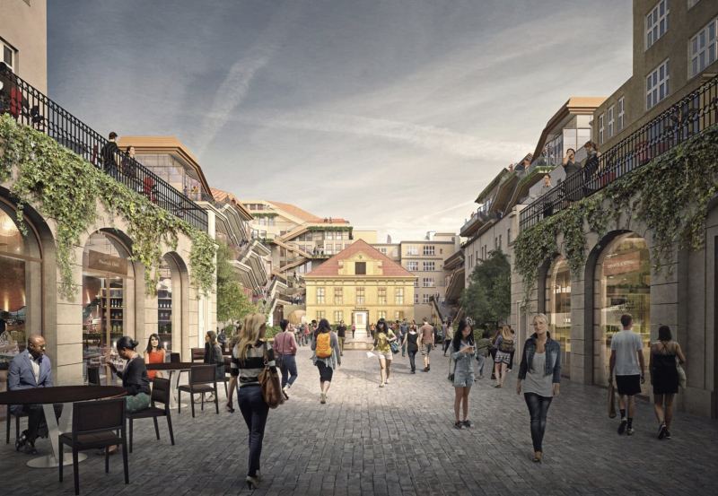 Heatherwick Studio обновит квартал в историческом центре Праги