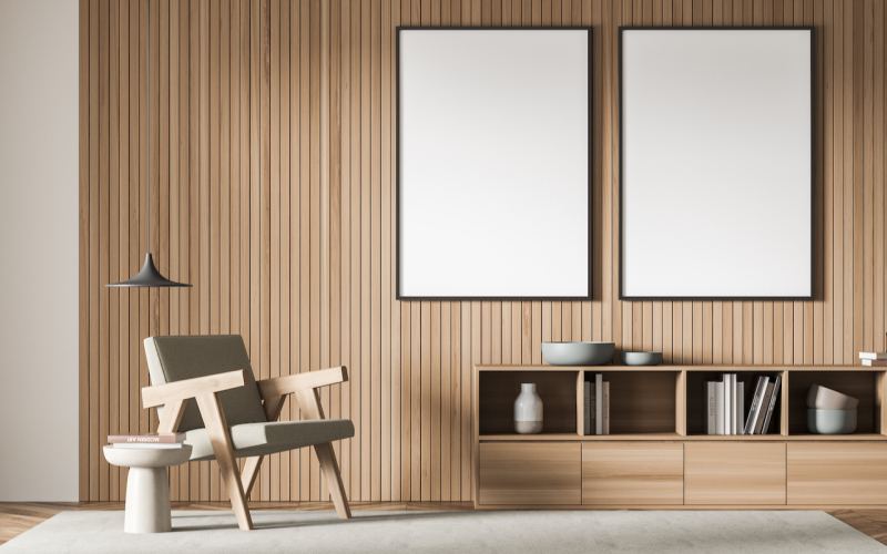 Ламинат на стенах: варианты отделки и особенности монтажа