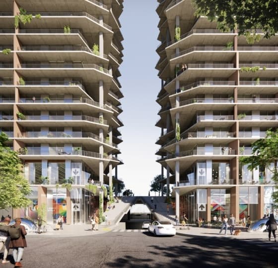 В Лос-Анджелесе одобрили строительство многофункционального комплекса по проекту BIG