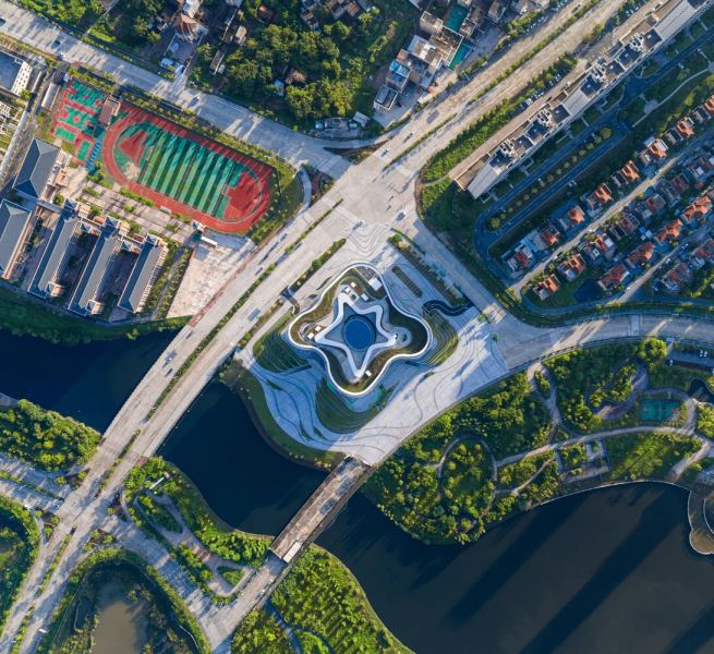 Завершено строительство Культурного Центра Янцзяна, Китай