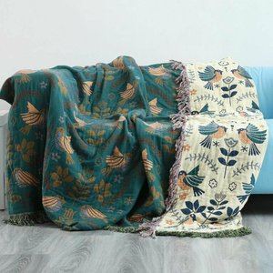 Хлопковый плед