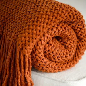 Вязаный плед