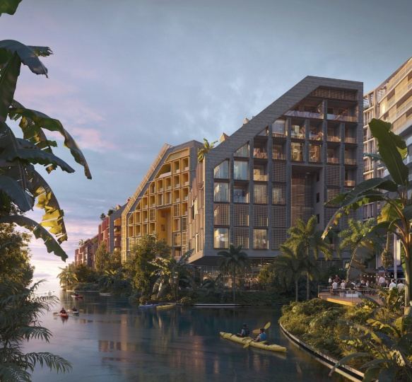 Архитекторы Snøhetta показали проект многофункционального квартала в Малайзии