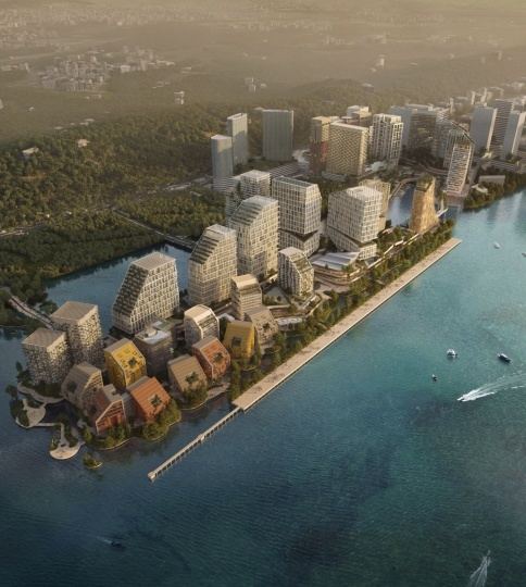 Архитекторы Snøhetta показали проект многофункционального квартала в Малайзии