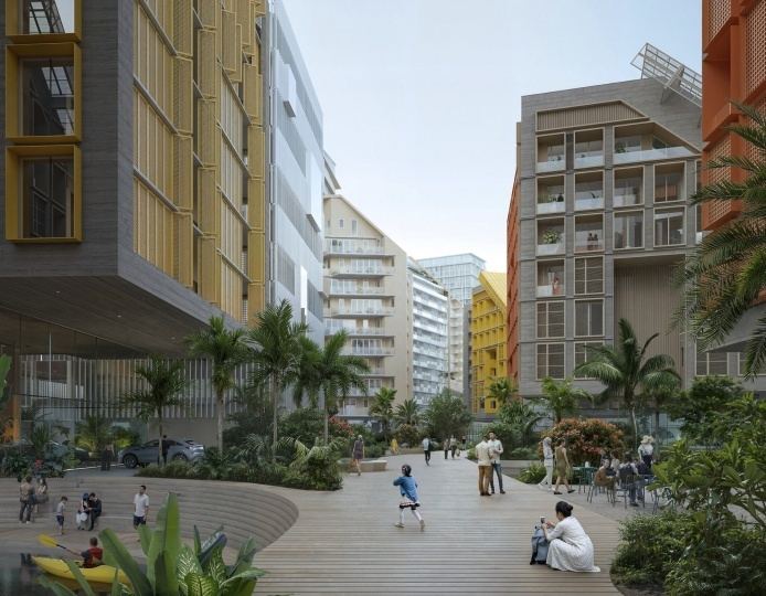 Архитекторы Snøhetta показали проект многофункционального квартала в Малайзии