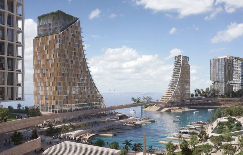 Архитекторы Snøhetta показали проект многофункционального квартала в Малайзии