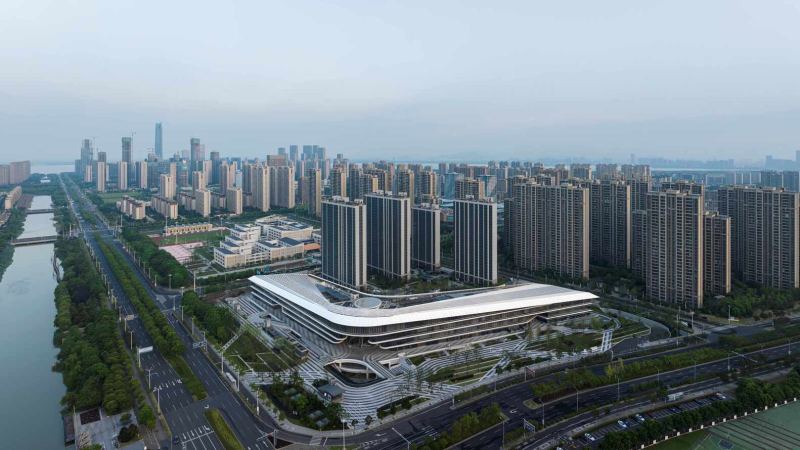 Автобусный вокзал Сучжоу Уцзян в городе Сучжоу, Китай