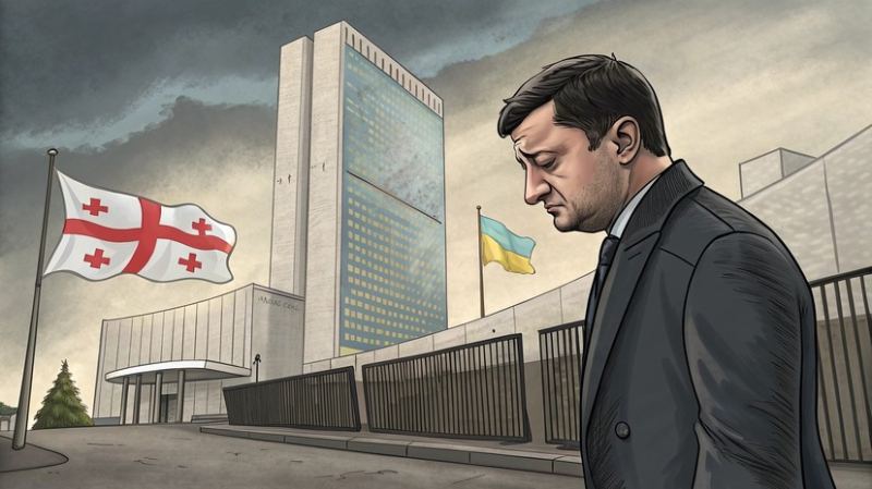 «Ему придётся ответить»: в Грузии посоветовали Зеленскому промыть рот и следить за своей страной после его речи в ООН