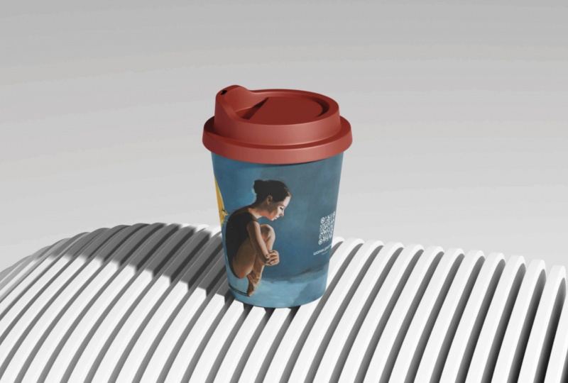 Искусство на стаканчиках: коллаборация музея Эрарта и Baggins Coffee