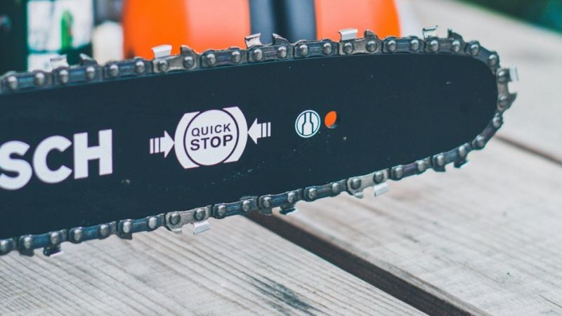 Новая цепь для бензопилы 