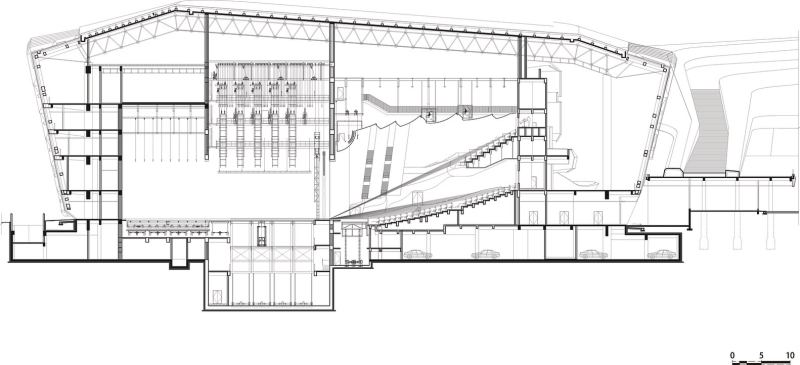 Спортивно-культурный комплекс Цзяньян в городе Чэнду, Китай