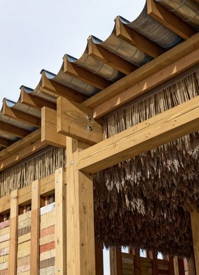 В Копенгагене построили павильон из вторичных материалов