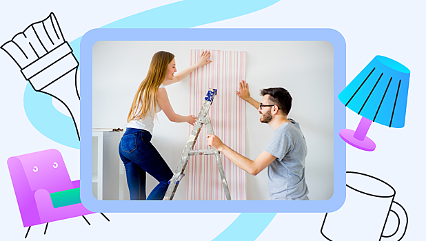 Встык или внахлёст? Как правильно клеить обои