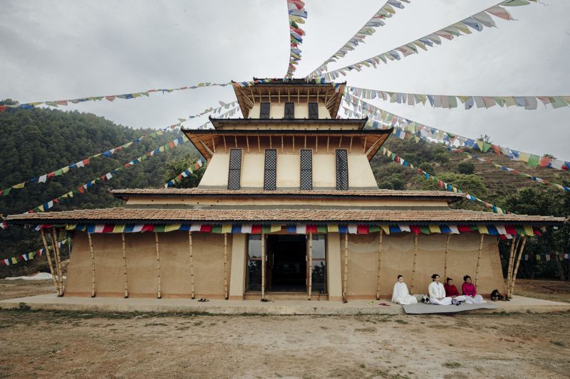 Завершено строительство зала Махамудры в Дакшинкали, Непал