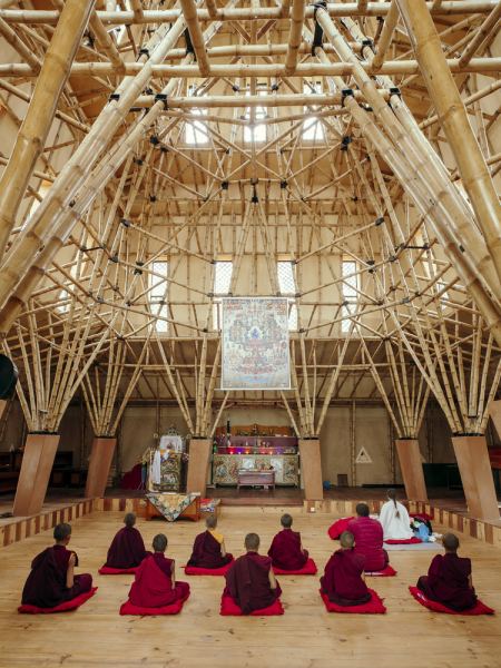 Завершено строительство зала Махамудры в Дакшинкали, Непал