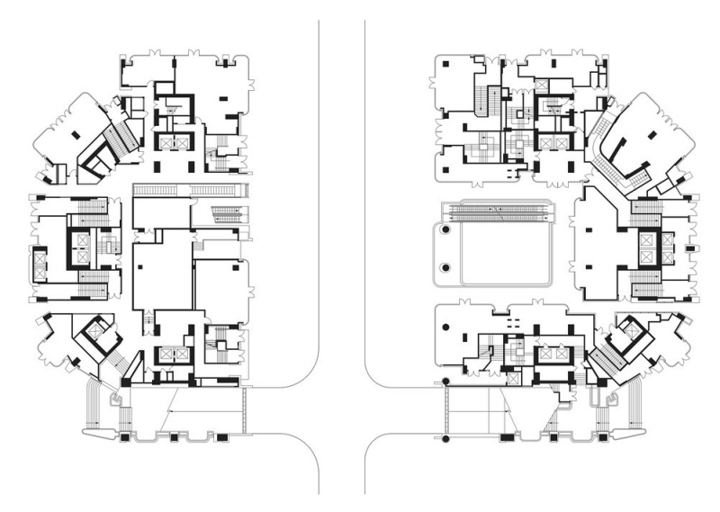Жилые башни Grand Bayview Qianhai в городе Шэньчжэнь, Китай
