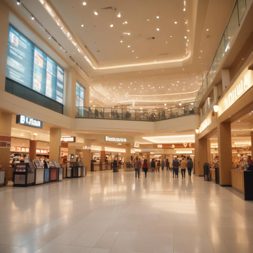 Информация о магазине в торговом центре