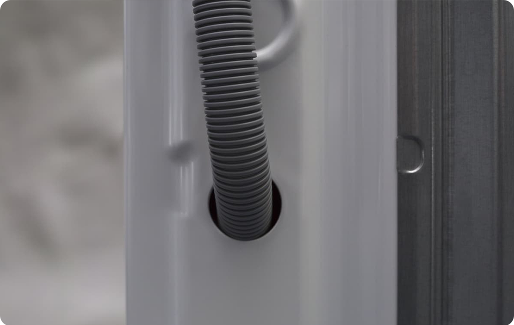 Начало сливного шланга